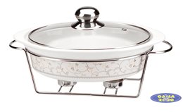 Naczynie z podgrzewaczem owalne 1,5 L.