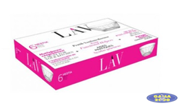 Komplet salaterek szklanych 6 x 215 ml