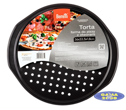 Forma do pizzy z otworami 36 cm