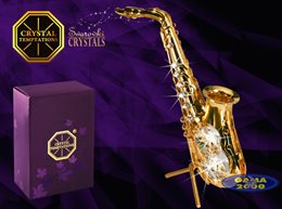 Figurka SWAROVSKI SAKSOFON