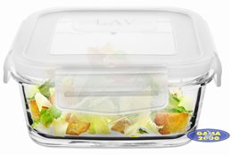 Pojemnik szklany z pokrywą 600 ml