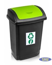 Pojemnik do segregacji śmieci 25 L zielony