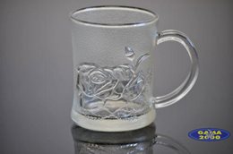 Kubek szklany RÓŻA