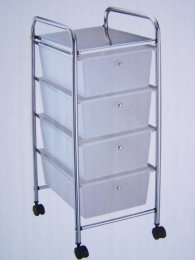 Regał z czterema szufladami