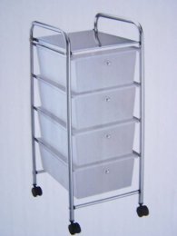 Regał z czterema szufladami