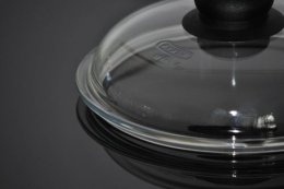 Pokrywa szklana z gałką 22 cm