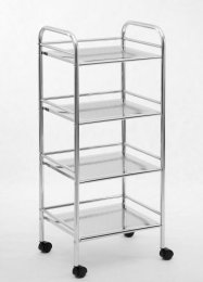 Regał łazienkowy na kółkach (4 półki)