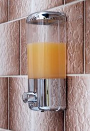 Dozownik ścienny chromowany