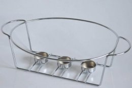 Naczynie owalne z podgrzewaczem (białe) 2,3 L