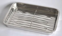 Brytfanna z rusztem 25 x 18 cm