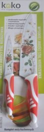 Komplet noży KOKO x 2 sztuki Kolor: czerwony