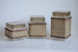 Słoiki w oplocie  pojemność: 800 ml