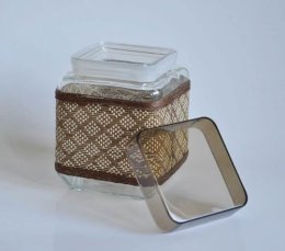 Słoiki w oplocie  pojemność: 800 ml