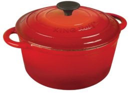 Garnek żeliwny emaliowany 4 L