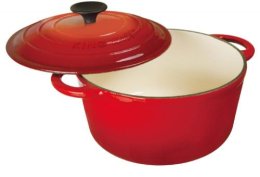 Garnek żeliwny emaliowany 4 L