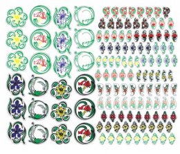 Naklejki na jajka + barwiniki