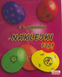 Naklejki na jajka + barwiniki