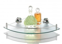 Półka łazienkowa narożna