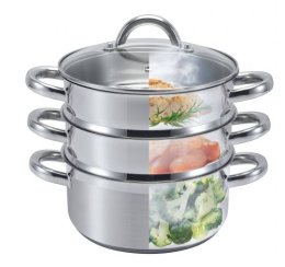 Garnek do gotowania na parze (2 sita) 20 cm