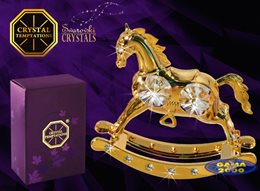 Figurka SWAROVSKI KONIK NA BIEGUNACH