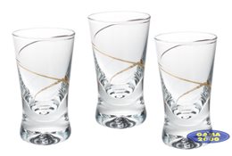 Komplet 6 kieliszków Spirala