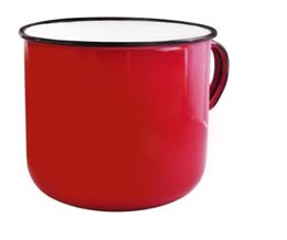 Kubek emaliowany 9 cm