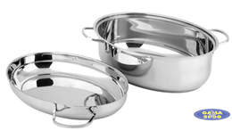 Brytfanna nierdzewna 38 cm TRIER 