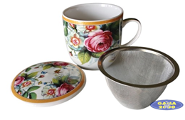 Kubek z sitkiem do zaparzania 