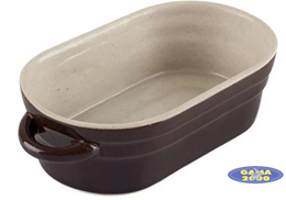 Garnek do smalcu owalny 1 L