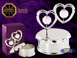 Figurka SWAROVSKI PUZDERKO 2 SERCA