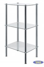 Regał szklany 3 - elementowy