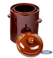 Garnek kamionka 1,8 L hermetyczny