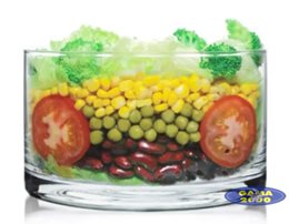 Salaterka na sałatkę wielowarstwową