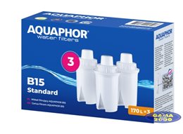 Komplet 3 wkładów do filtra STANDARD B15 