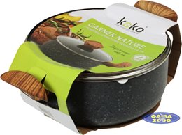 Garnek NATURE 20 cm z pokrywą