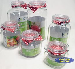 Słoik z klipsem 1100 ml