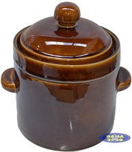 Garnek kamionka 2,5 L (hermetyczny)