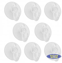 Wieszaki na przyssawkę 8 szt.