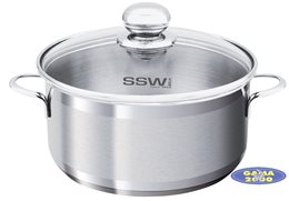 Garnek nierdzewny SSW niski 12 cm