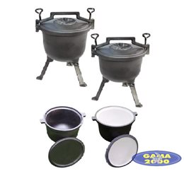 Kociołek żeliwny emaliowany 10 L