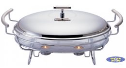 Naczynie owalne z podgrzewaczem 3 L