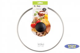 Pokrywa szklana z obręczą 28 cm