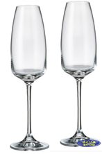 Komplet kieliszków do szampana ALIZEE Bohemia 