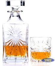 Komplet do whisky BOHEMIA FIORE ze szklankami