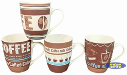 Kubek ceramiczny KAWA 360 ML MIX