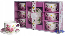 Komplet filiżanek ze spodkiem CR6-19