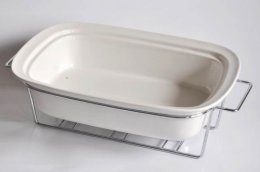 Naczynie białe z podgrzewaczem 1,5 L