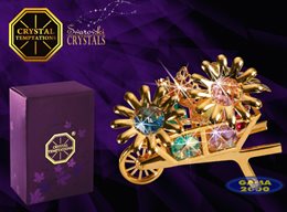 Figurka SWAROVSKI TACZKA Z KWIATAMI