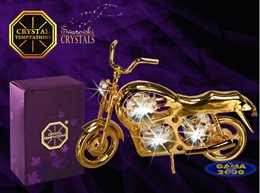 Figurka SWAROVSKI MOTOCYKL