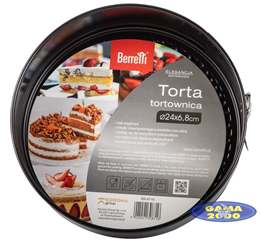 Tortownica okrągła TORTA 24 cm Berretti